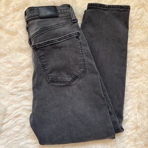 Madewell The Mom Jean Size 28 Gray High Rise Cropped Ankle 25” Inseam